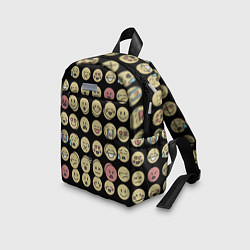 Детский рюкзак Смайлики эмодзи паттерном, цвет: 3D-принт — фото 2