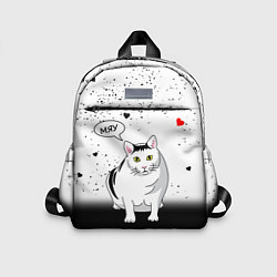 Детский рюкзак CAT LOVE, цвет: 3D-принт