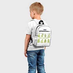 Детский рюкзак Ёлки новый Год, цвет: 3D-принт — фото 2