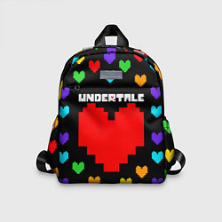 Детский рюкзак UNDERTALE HEART COLOR HEROES, цвет: 3D-принт