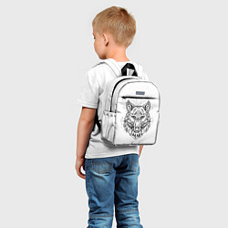 Детский рюкзак Волчий портрет, цвет: 3D-принт — фото 2
