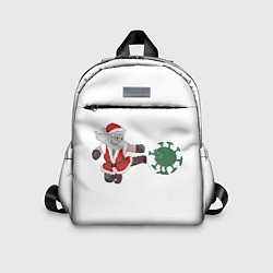 Детский рюкзак Дед Мороз Против Вируса, цвет: 3D-принт