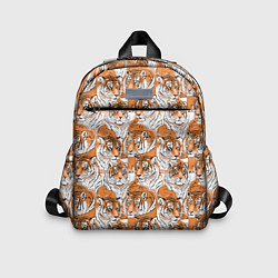 Детский рюкзак Тигры рисованный стиль