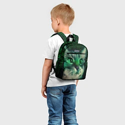 Детский рюкзак Cat in The Digital World, цвет: 3D-принт — фото 2