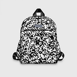 Детский рюкзак Стиль QR код, цвет: 3D-принт