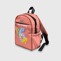 Детский рюкзак Шестой день рождения, цвет: 3D-принт — фото 2