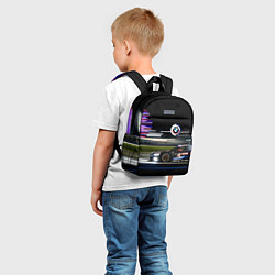 Детский рюкзак BMW night city, цвет: 3D-принт — фото 2
