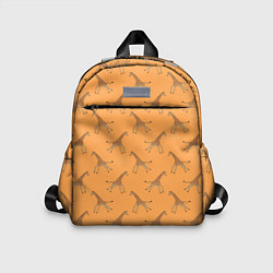 Детский рюкзак Жирафы паттерн, цвет: 3D-принт