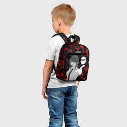 Детский рюкзак Человек Бензопила Макима Стреляет Bang, цвет: 3D-принт — фото 2