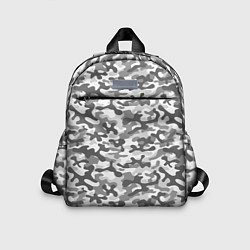 Детский рюкзак Серый Городской Камуфляж, цвет: 3D-принт
