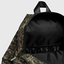Детский рюкзак Камуфляж Вязаный лесной, цвет: 3D-принт — фото 2