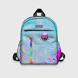 Детский рюкзак 6IX9INE Gooba Брызги, цвет: 3D-принт