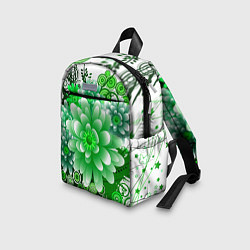 Детский рюкзак Яркая пышная летняя зелень, цвет: 3D-принт — фото 2