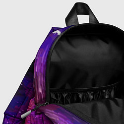 Детский рюкзак Космическая молния, глитч, цвет: 3D-принт — фото 2