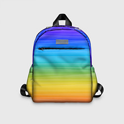 Детский рюкзак РАДУЖНЫЙ ДИЗАЙН - РАДУГА, цвет: 3D-принт