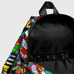 Детский рюкзак Romero Britto - emoji, цвет: 3D-принт — фото 2