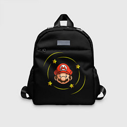 Детский рюкзак Звездочки вокруг Марио, цвет: 3D-принт