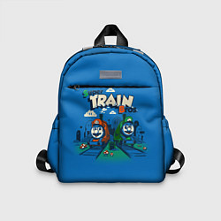 Детский рюкзак Super train bros, цвет: 3D-принт