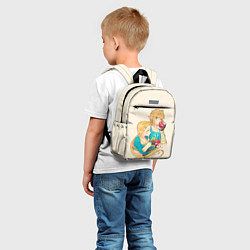 Детский рюкзак Линк и Зельда с яблоками, цвет: 3D-принт — фото 2