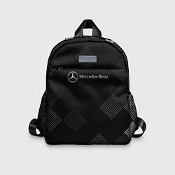 Детский рюкзак Mercedes-Benz - В клетку, цвет: 3D-принт