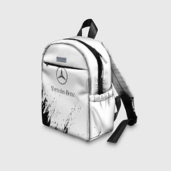 Детский рюкзак Mercedes-Benz - White texture, цвет: 3D-принт — фото 2