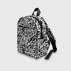 Детский рюкзак Черно белый абстрактный узор, цвет: 3D-принт — фото 2