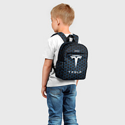 Детский рюкзак Tesla Соты, цвет: 3D-принт — фото 2