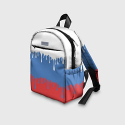 Детский рюкзак Флаг России потёки, цвет: 3D-принт — фото 2