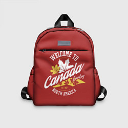 Детский рюкзак Канада Canada, цвет: 3D-принт