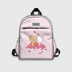 Детский рюкзак Влюблённые Плюшевые Мишки Сердца, цвет: 3D-принт