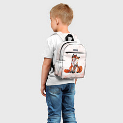 Детский рюкзак Влюблённые Лисы Love, цвет: 3D-принт — фото 2