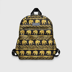 Детский рюкзак Золотые слоны