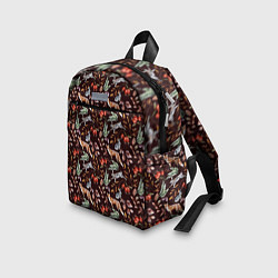 Детский рюкзак Лесная лисичка паттерн, цвет: 3D-принт — фото 2