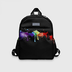 Детский рюкзак RAINBOW BLOTS, цвет: 3D-принт