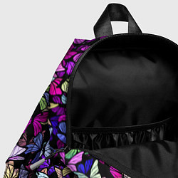 Детский рюкзак Витражные бабочки, цвет: 3D-принт — фото 2