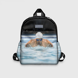 Детский рюкзак Плавание Пловец, цвет: 3D-принт