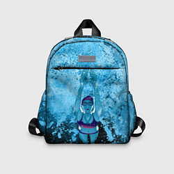 Детский рюкзак Спортивное плавание Голубая вода, цвет: 3D-принт