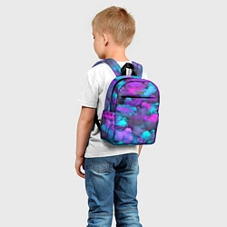Детский рюкзак Неоновые тучи, цвет: 3D-принт — фото 2