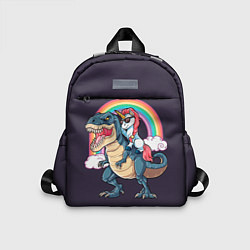Детский рюкзак Модный Единорог На Динозавре, цвет: 3D-принт