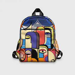 Детский рюкзак Глазки - арт, цвет: 3D-принт