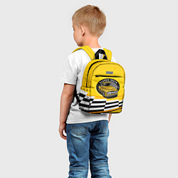 Детский рюкзак Желтый ретро-автомобиль, цвет: 3D-принт — фото 2