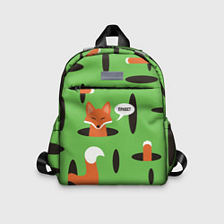 Детский рюкзак Лисичка в норке, цвет: 3D-принт