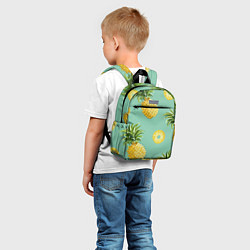 Детский рюкзак Большие ананасы, цвет: 3D-принт — фото 2