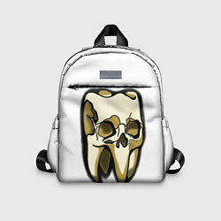 Детский рюкзак Зуб череп, цвет: 3D-принт