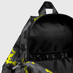 Детский рюкзак Камуфляж Серо-Чёрный, цвет: 3D-принт — фото 2