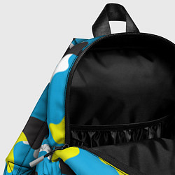 Детский рюкзак Brawl Stars Камуфляж Небесно-Синий, цвет: 3D-принт — фото 2