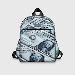 Детский рюкзак Доллары с Вашингтоном, цвет: 3D-принт
