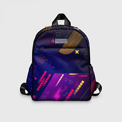 Детский рюкзак Cyber neon pattern Vanguard, цвет: 3D-принт