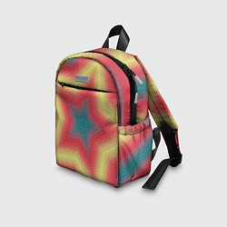 Детский рюкзак Звездный современный узор, цвет: 3D-принт — фото 2