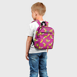 Детский рюкзак Banana pattern Summer Color, цвет: 3D-принт — фото 2